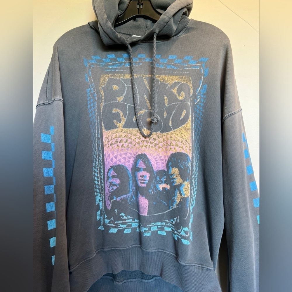 Free People Pink Floyd Hoodie - Gray XS